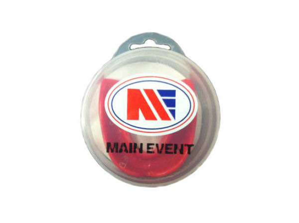 Main Event Boxing Single Gumshield Mouthguard - Red With Case